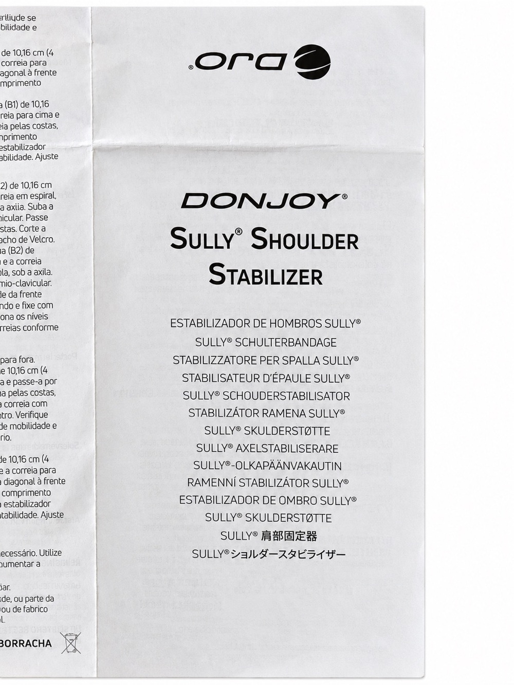 DonJoy Sully Shoulder Stabilizer Medium Black Open Box Like New - Picture 12 of 15